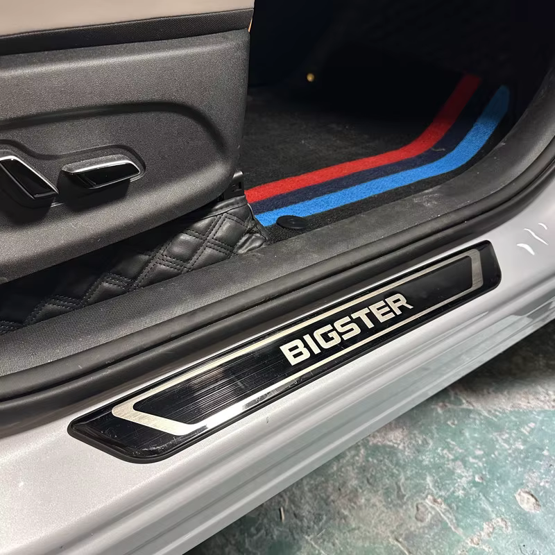Accessoires de voiture pour DACIA BIGSTER, plaque de protection, couvercle de pédale Peda, autocollants de seuil, bande de seuil de porte
