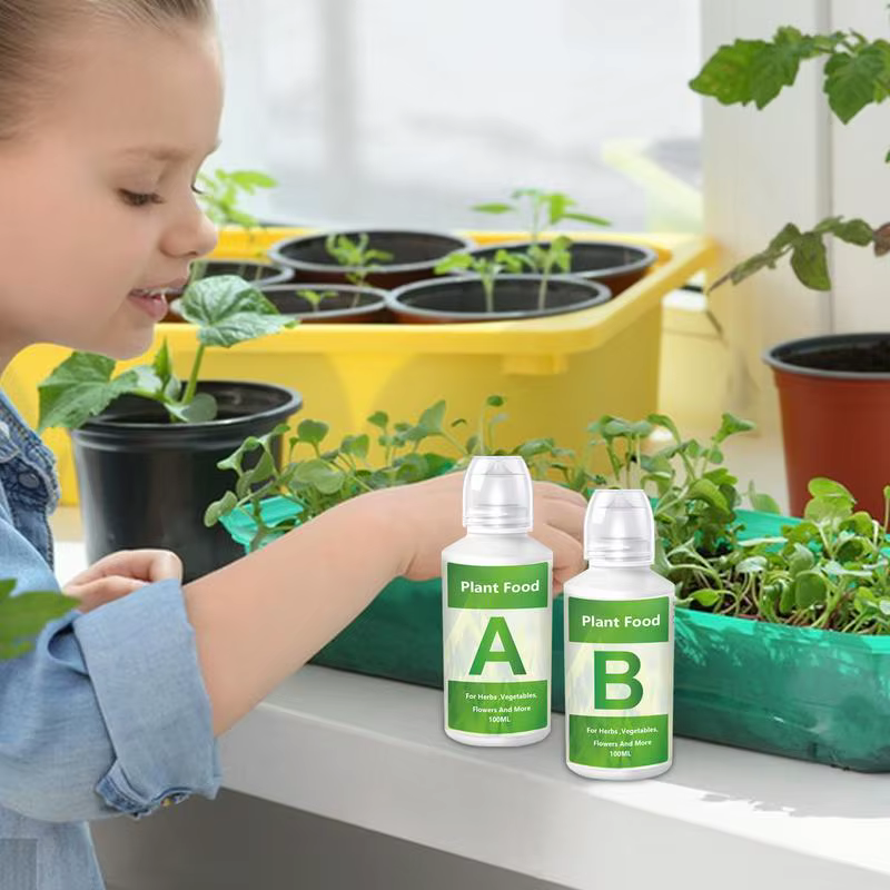 Kit de solution d'engrais liquide nutritif hydroponique A et B