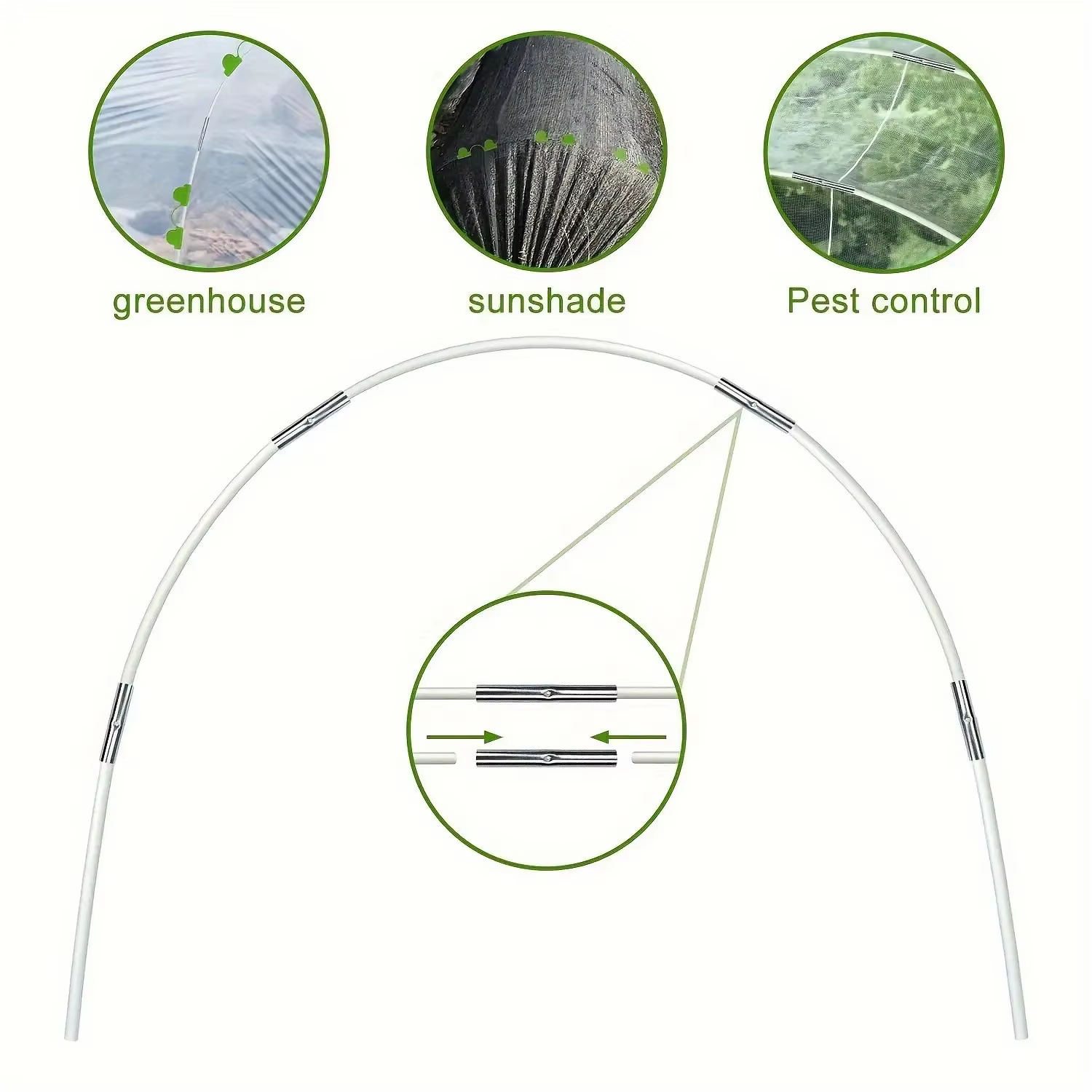 Arche de serre DIY pour tunnel végétal