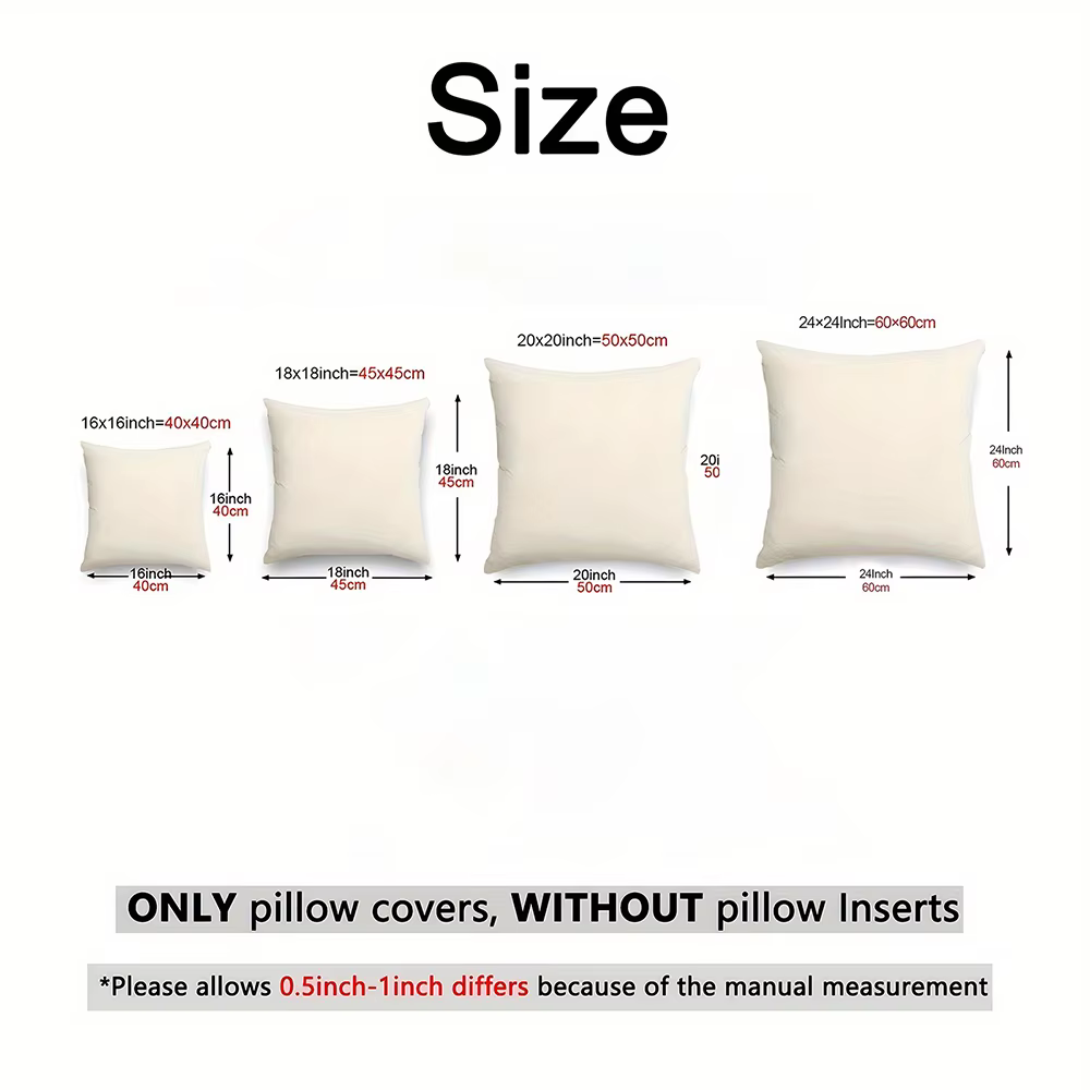 Housses de coussin imprimées en 2D à motifs floraux