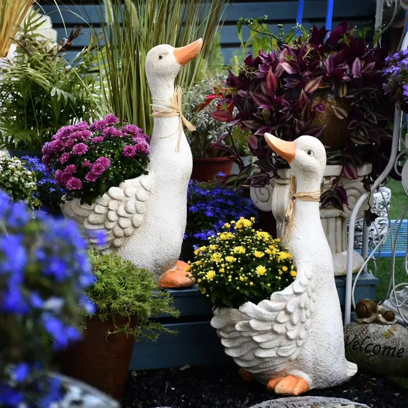Pot de fleur en forme d'animal mignon