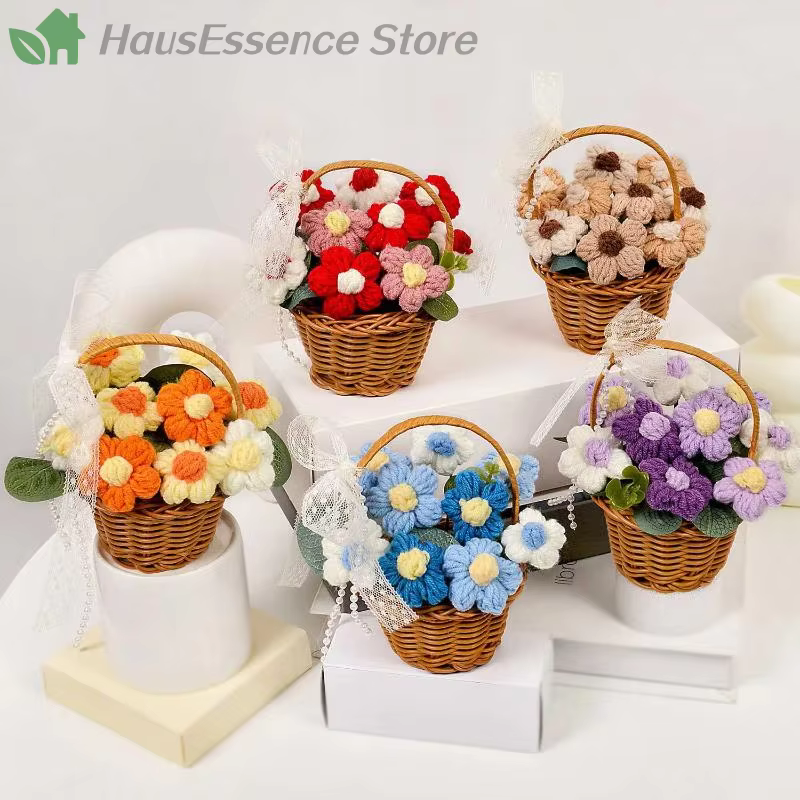 ※1 bouquet de fleurs au crochet fait main