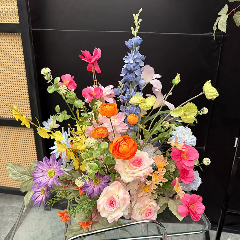 Composition florale 5D de roses