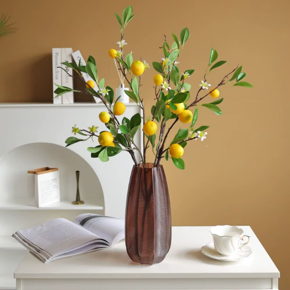 Simulation de fruits de citron frais