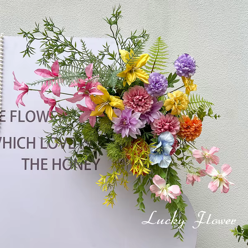 Monet – fleurs artificielles de Style jardin