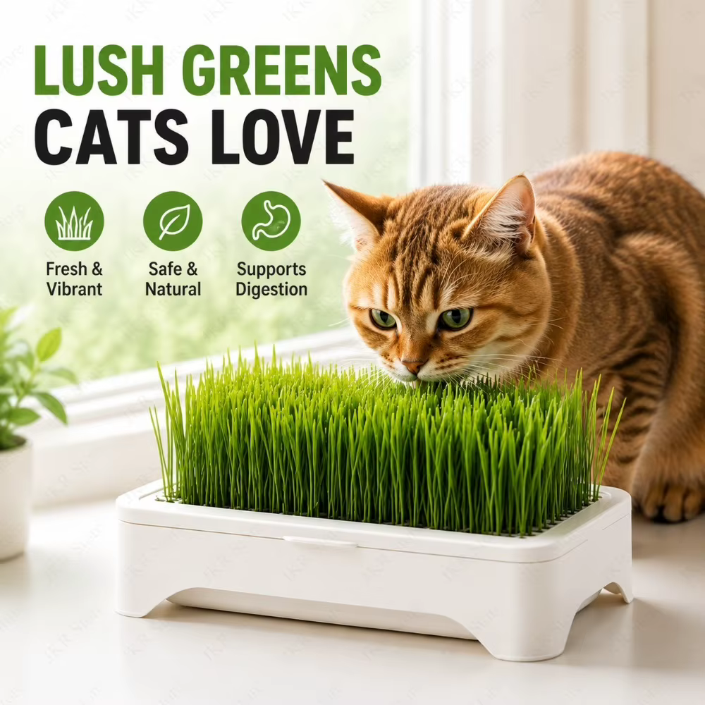 Kit de plantation hydroponique sans terre pour herbe à chat