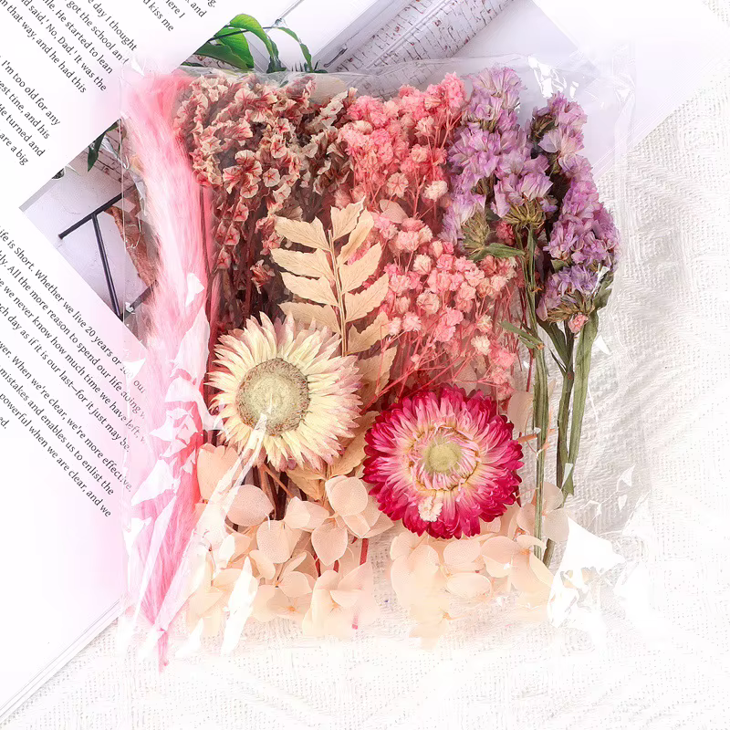 Kit de Matériaux pour Fleurs Artificielles 8 Couleurs Effet Ciel Étoilé – Ensemble DIY pour Décoration Maison