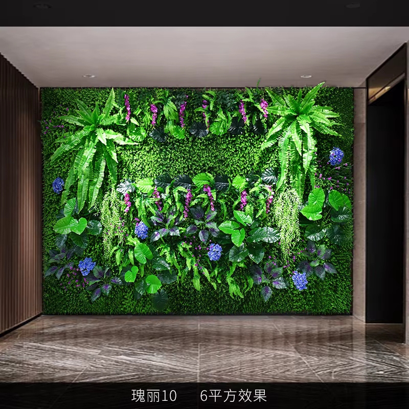 Le panneau mural d'herbe de plante artificielle convient à la décoration de jardin et de Jungle
