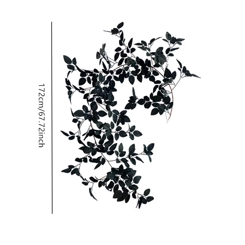 Plantes artificielles en rose noire de 172 cm