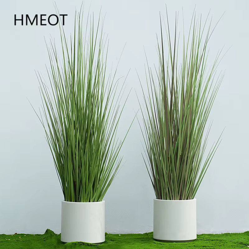 Grande plante verte bonsaï artificielle avec pot
