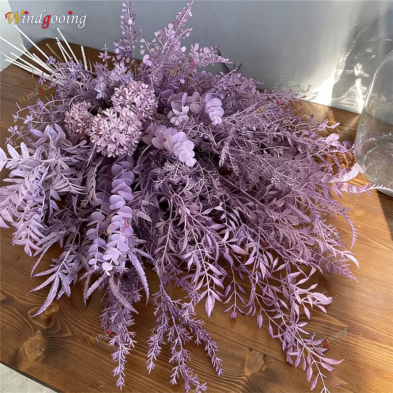 Série Violette : Fleurs artificielles de roses
