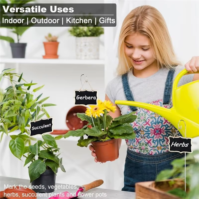 Étiquettes pour plantes réutilisables