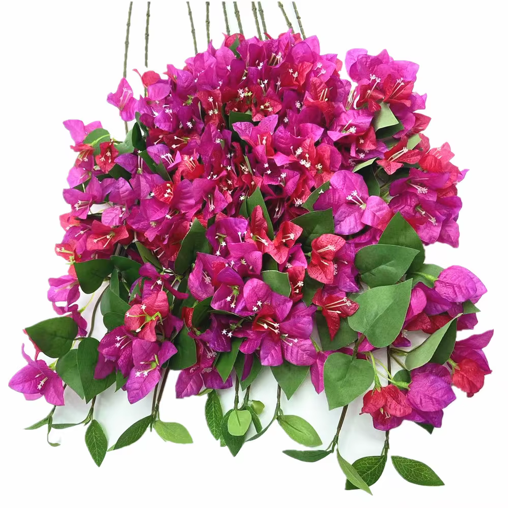 20 pièces artificielle escalade Bougainvillea fleur vigne 80 cm de Long soie