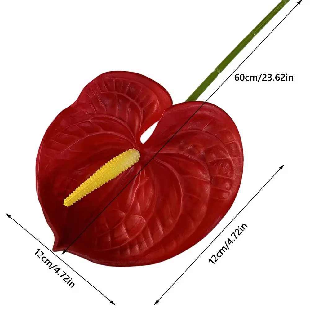 Petit Anthurium artificiel multicolore 60cm