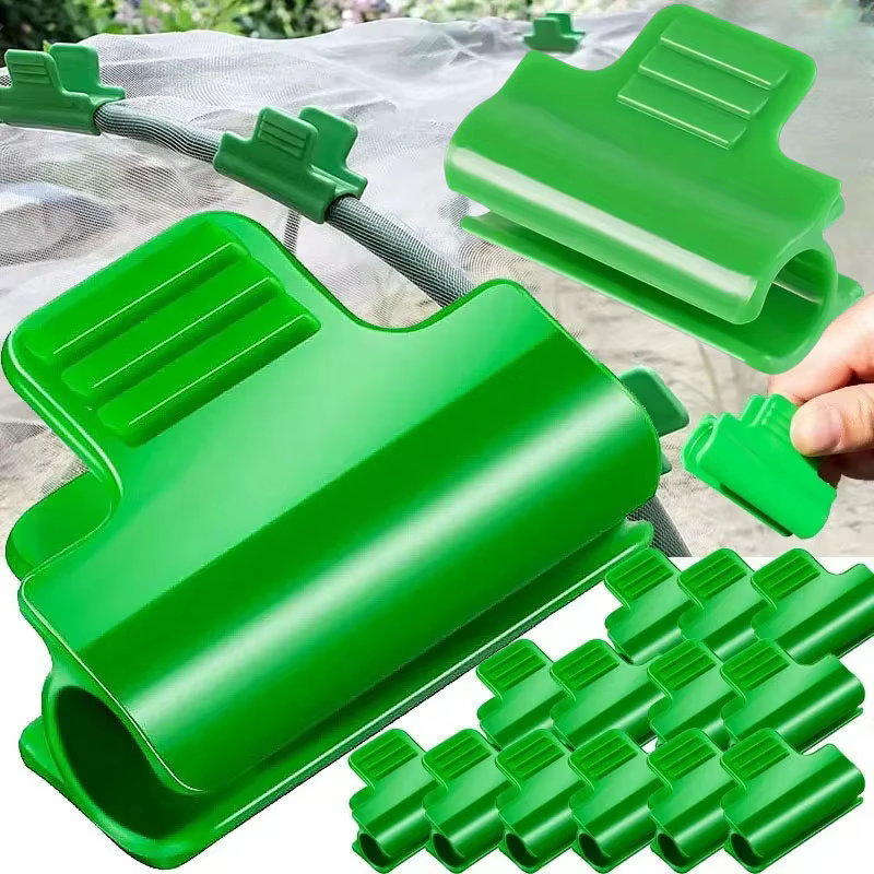 Serre-tuyaux de tunnel de jardin verts