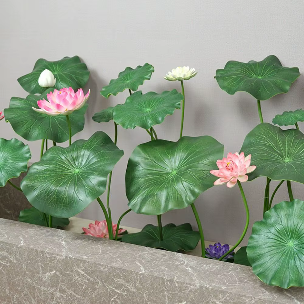 Fleur artificielle paysagère artistique