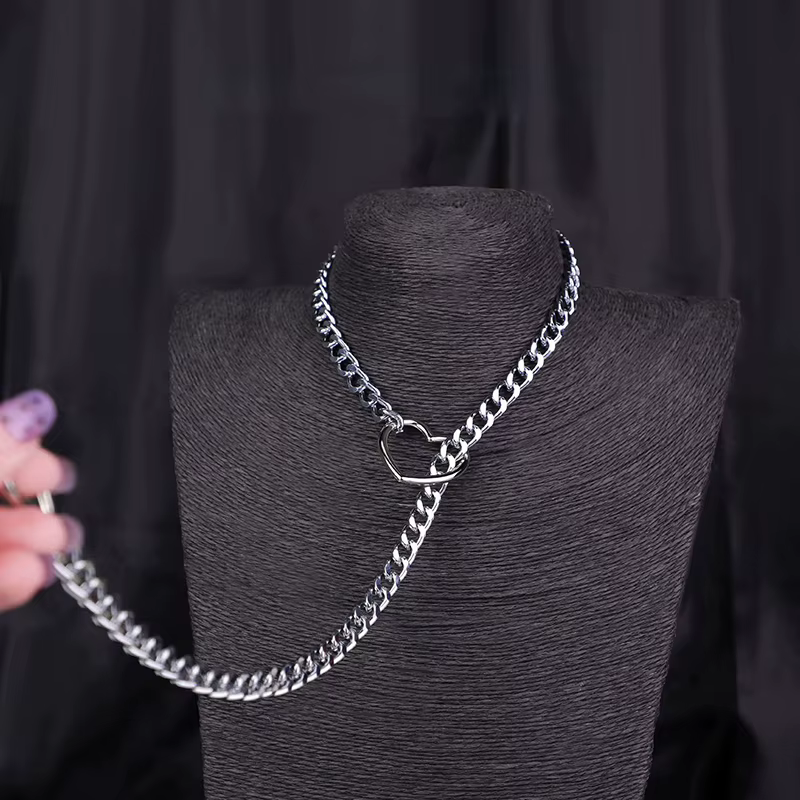 Collier en métal pour adultes, jouet intime pour jeux de rôle SM, style punk occidental, accessoire cadeau exotique pour couple
