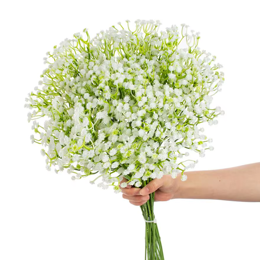 Babysbreath Bouque Fleurs Artificielles Pour Le Mariage mariée bouquet Accueil vase De Noël Guirlande Décoration