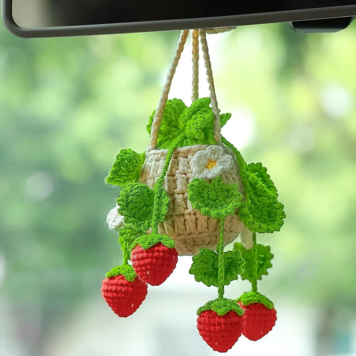 Panier suspendu au Crochet pour plantes de voiture