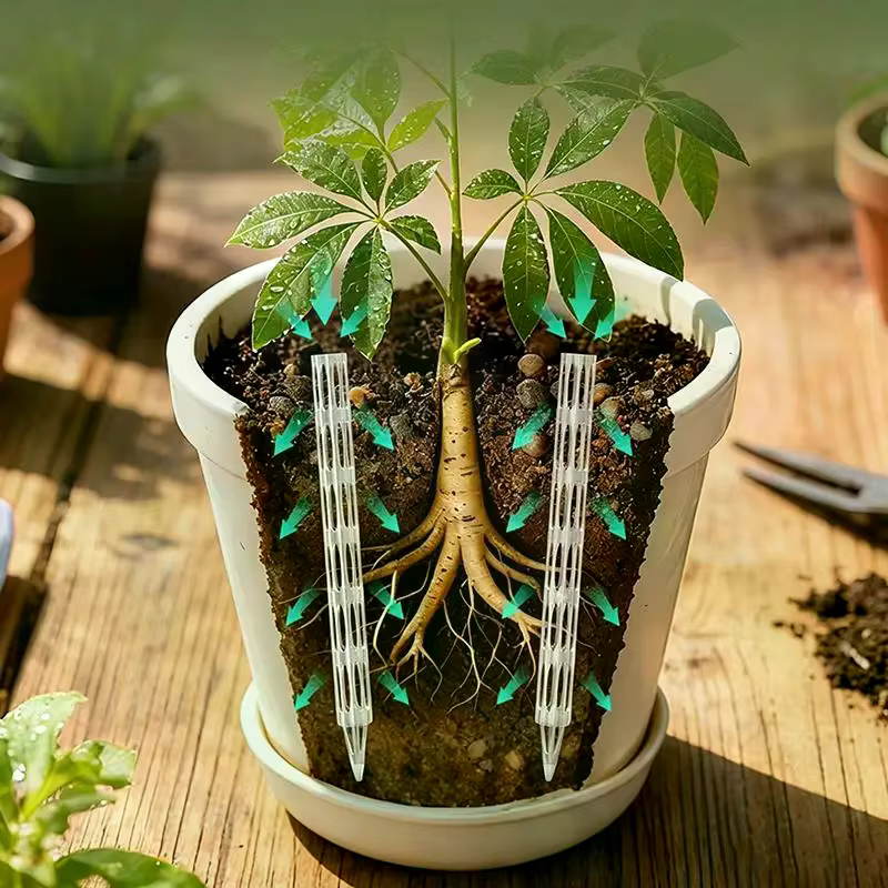 Tuyaux d'aération des racines pour plantes en pot