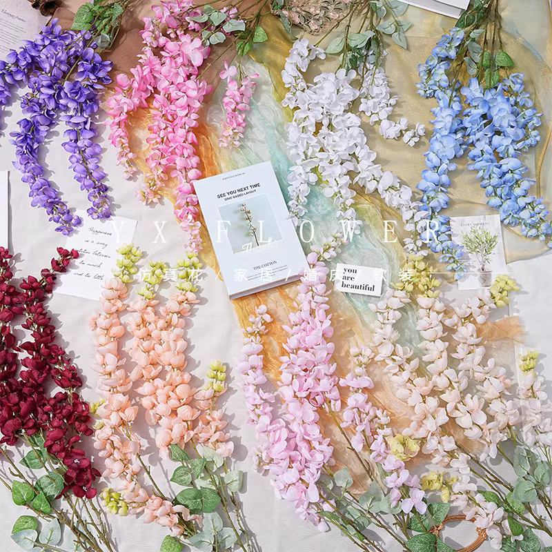 Guirxiété de Glycine Artificielle de 113cm