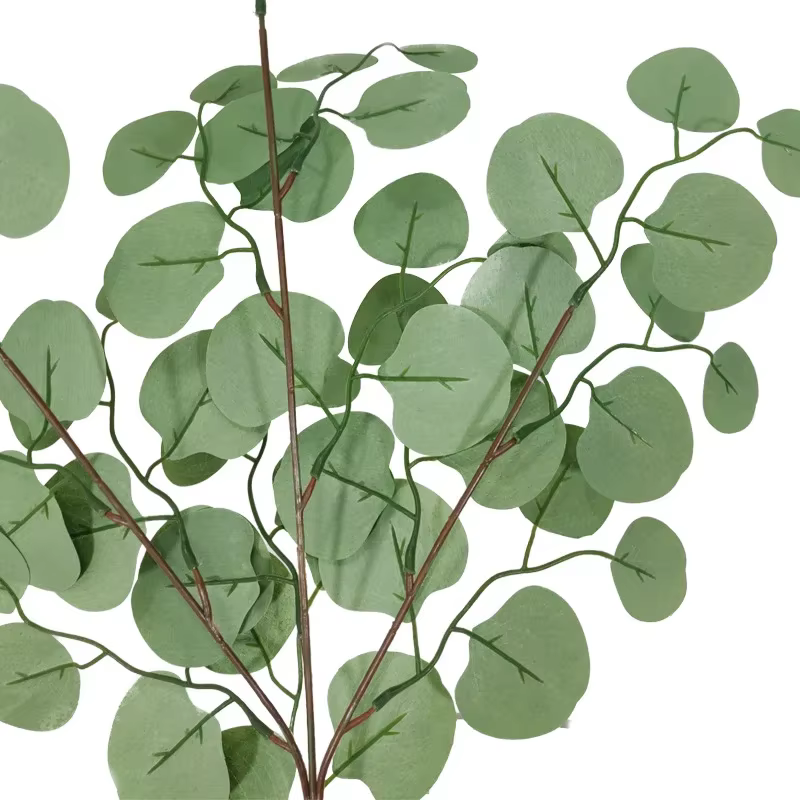 Feuilles d'eucalyptus artificielles pour la décoration intérieure