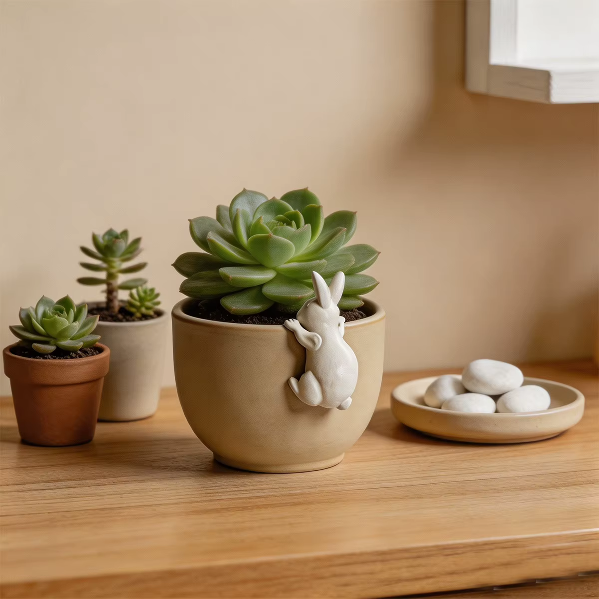 1 pièce de décoration de pot de fleurs en résine