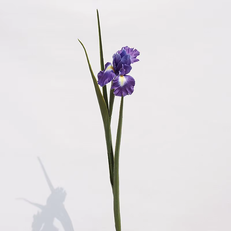 Fleurs d'iris artificielles 67cm
