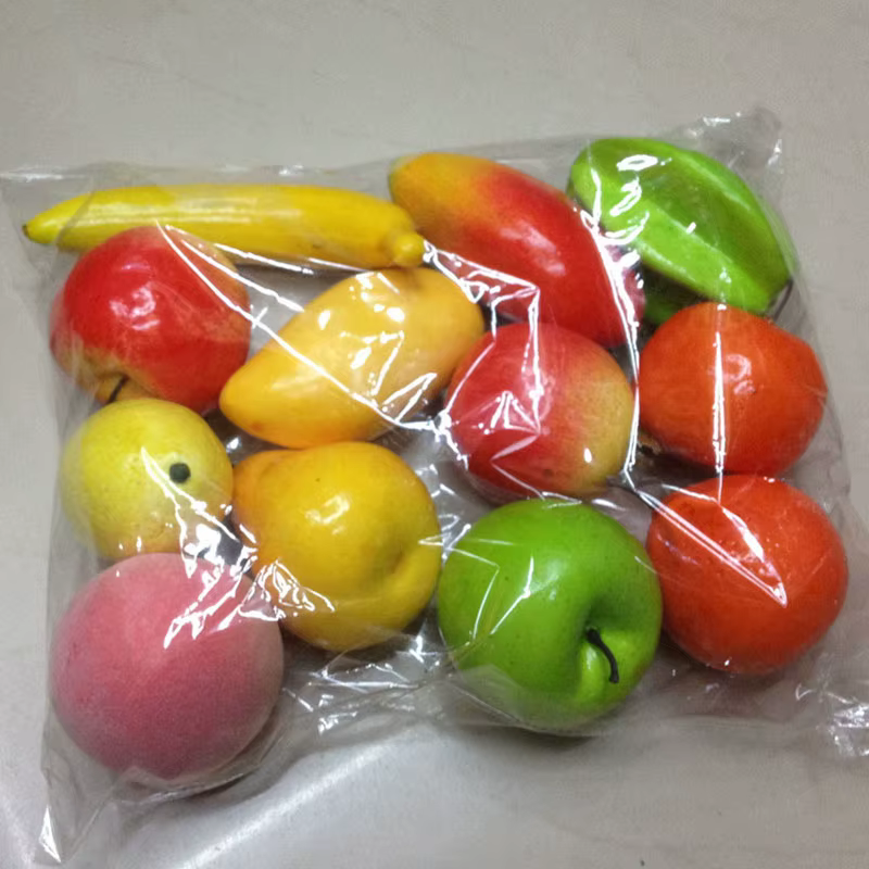 Faux Fruits et Légumes en Plastique de 9cm