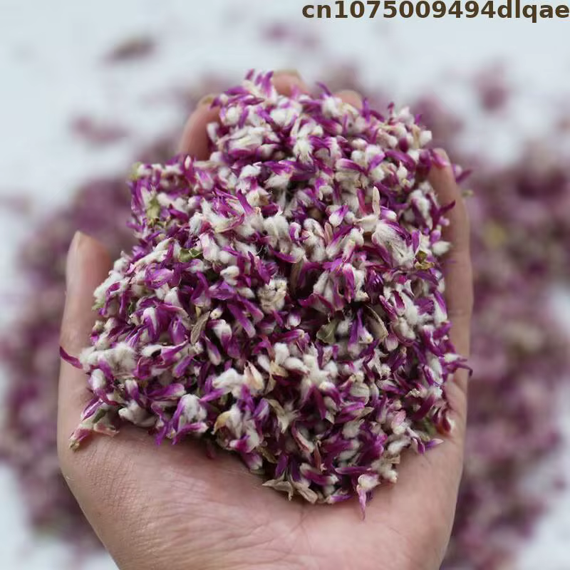 Pétales de fleurs séchées naturelles : Globe Amarante Violet