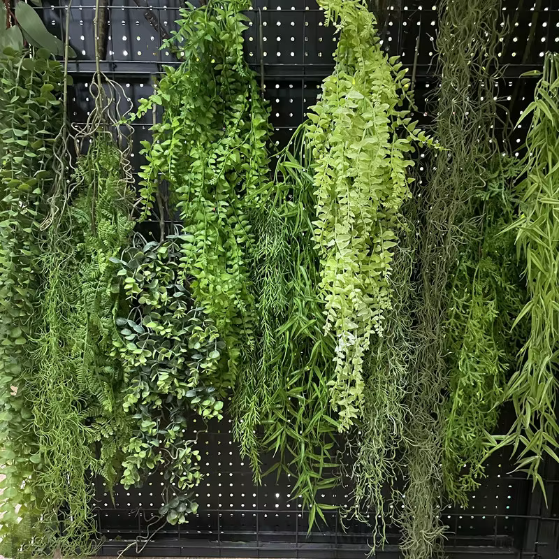 1 pièces plante verte artificielle rotin plantes d'herbe