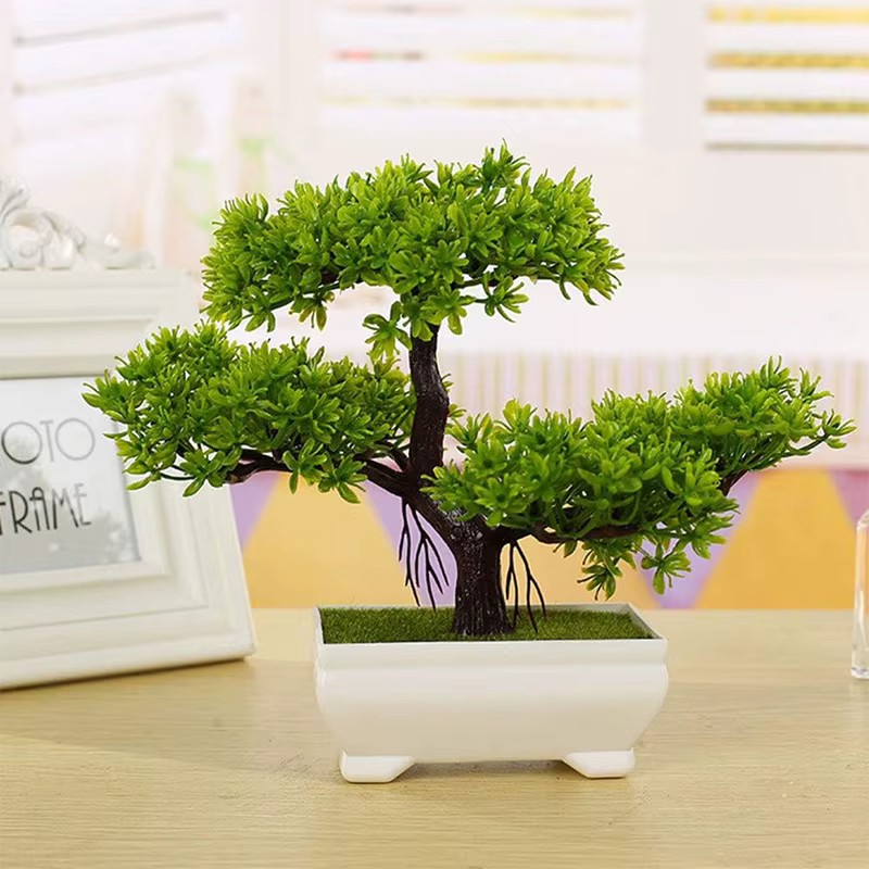 Plantes artificielles en plastique