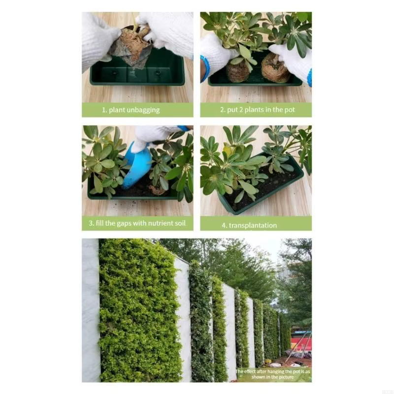 Étagère jardinière murale en plastique