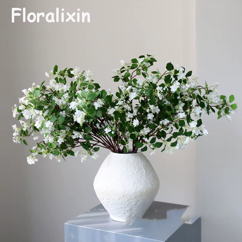 Fleur artificielle de jasmin en soie