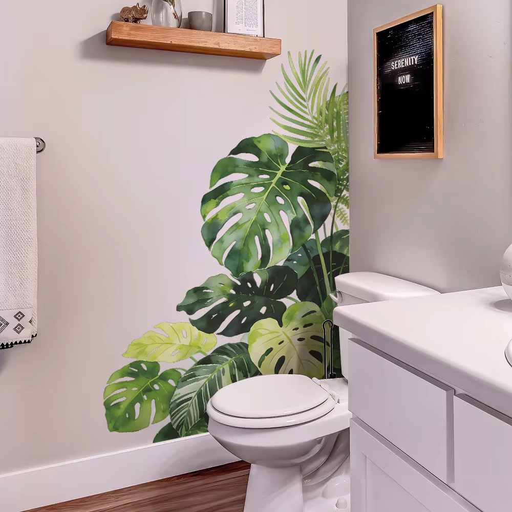 Feuilles de tortue vertes pour chambre à coucher