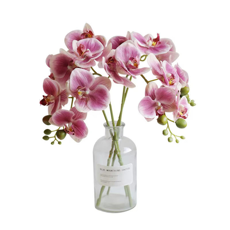 Fleur d'orchidée artificielle 45cm/17 pouces