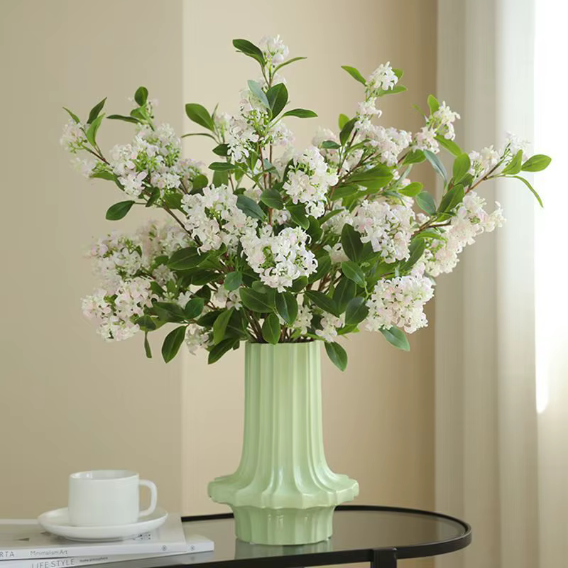 Fleur artificielle soie lilas