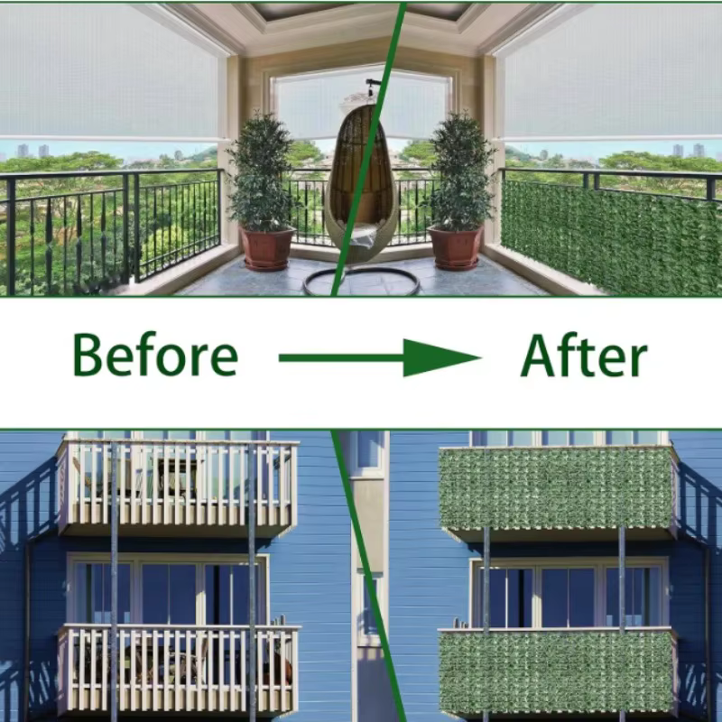 Panneau mural de plante de clôture de lierre artificiel 100x300cm