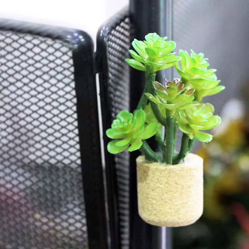 Maison de poupée 1:12, Simulation de plante florale en pot