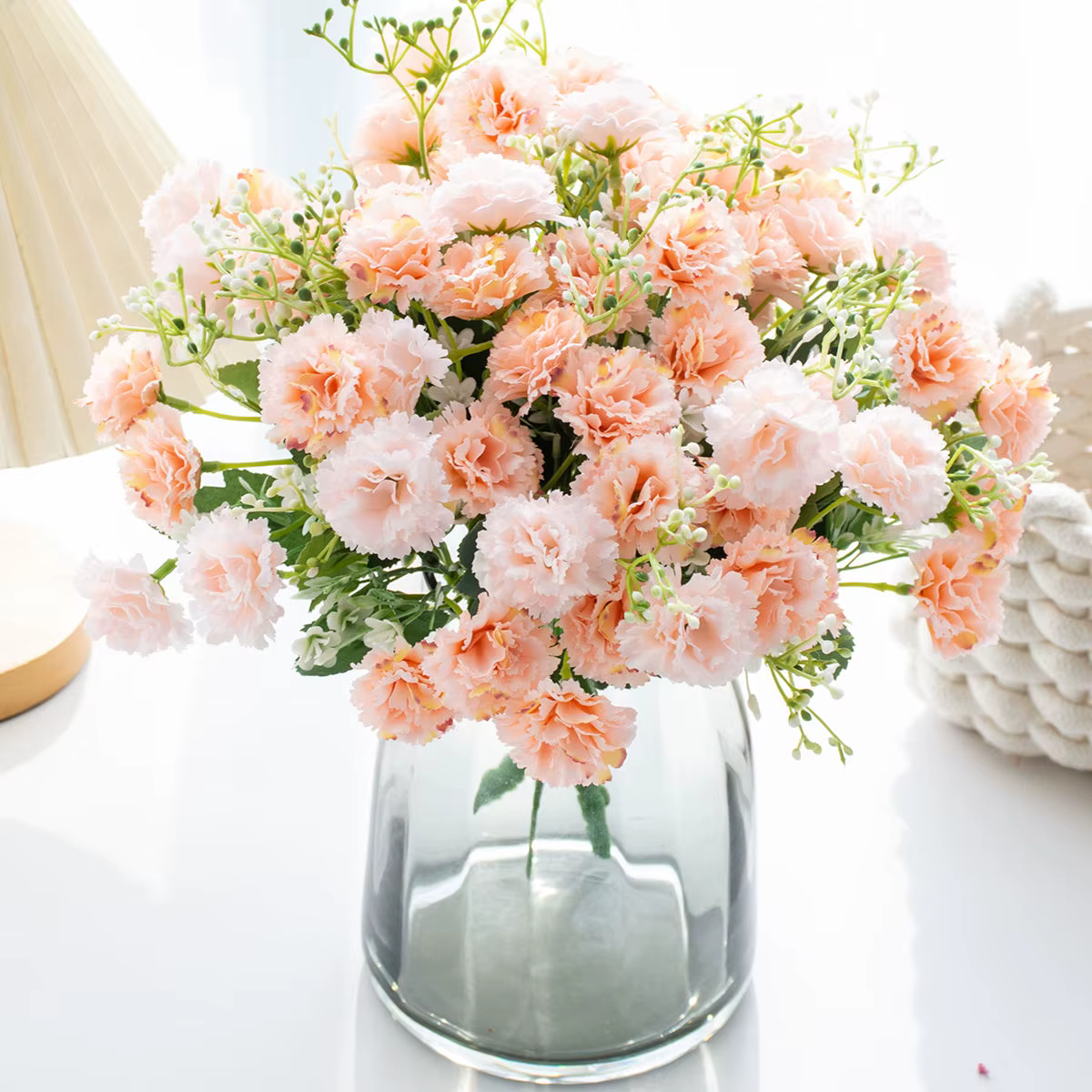 Fleurs Artificielles Œillet pour la Saint-Valentin