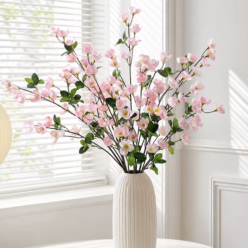 Bouquet de fleurs artificielles en soie