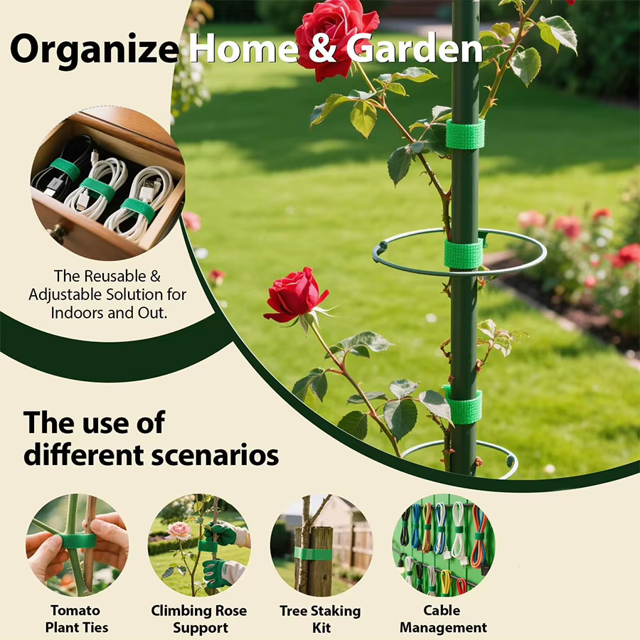 Attaches Réutilisables pour Plantes