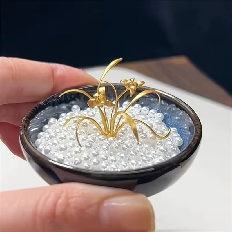 1 pièce d'ornement élégant et polyvalent en forme d'orchidée