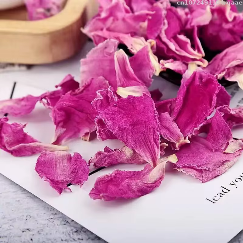 Pétales de fleurs séchées naturelles de haute qualité (pivoine & rose) - Multi-usage pour spa