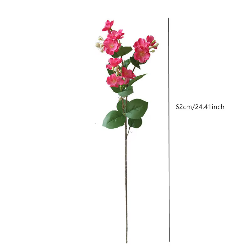 Fleurs artificielles en soie blanches de jasmin