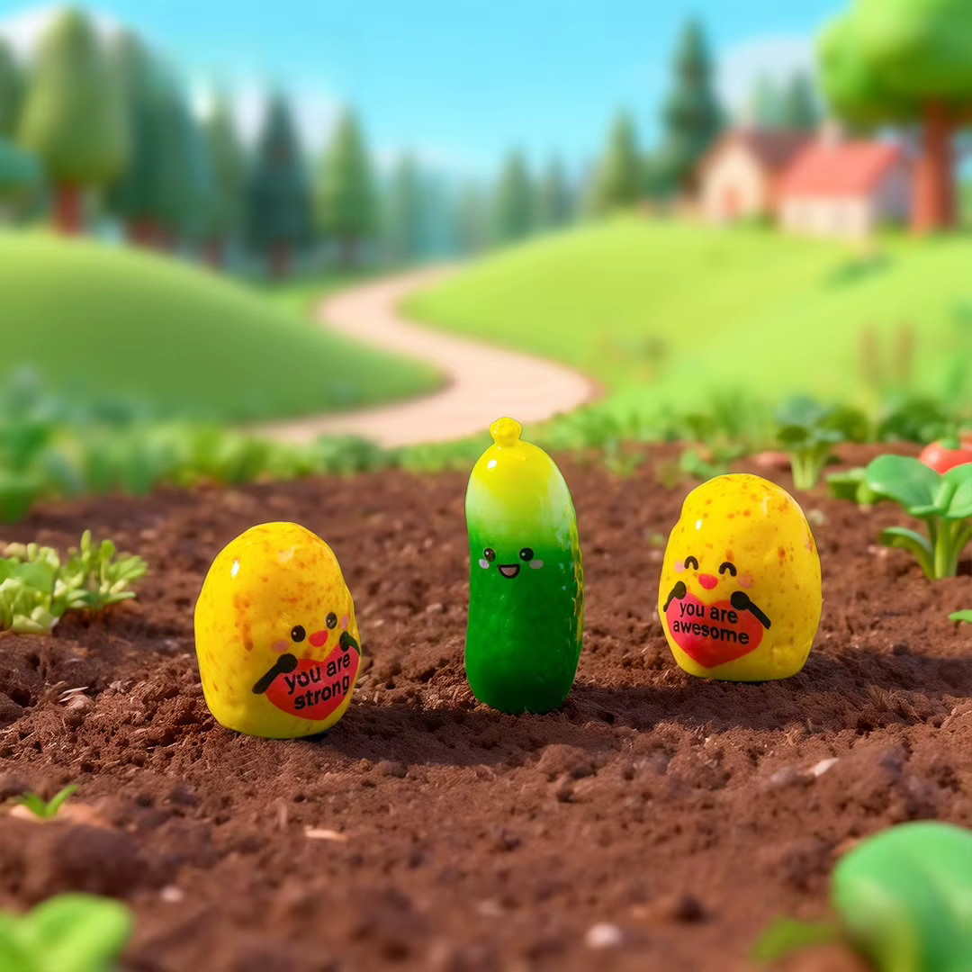 Figurines de pommes de terre miniatures inspirantes