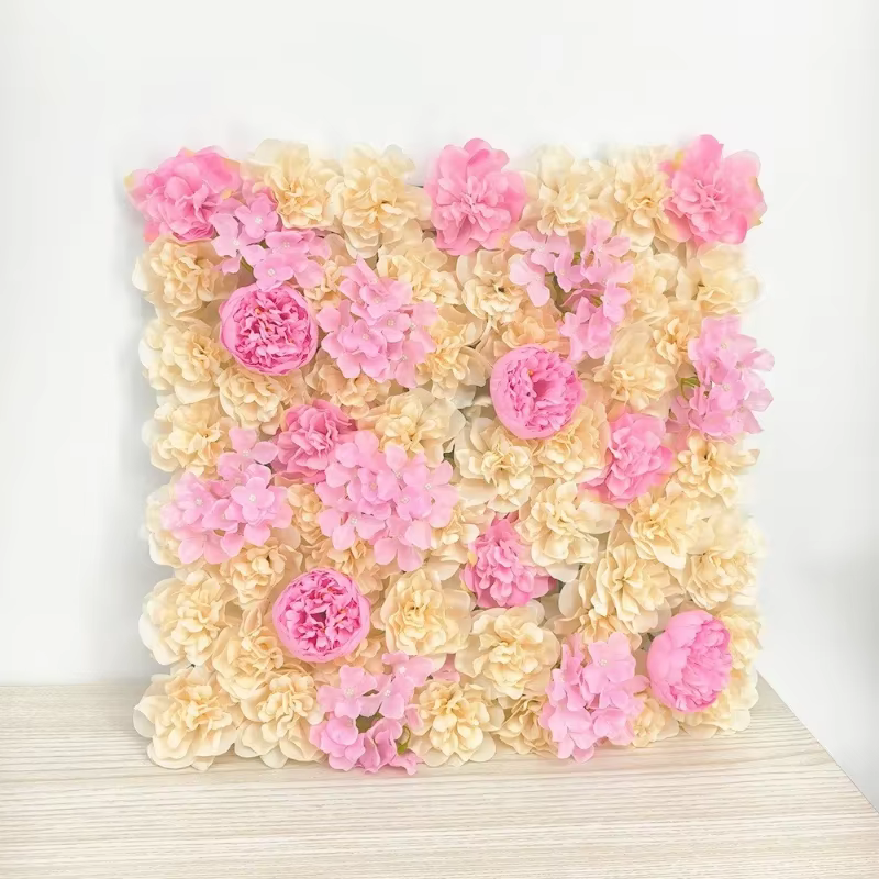Boule de fleurs de pivoine artificielle brodée