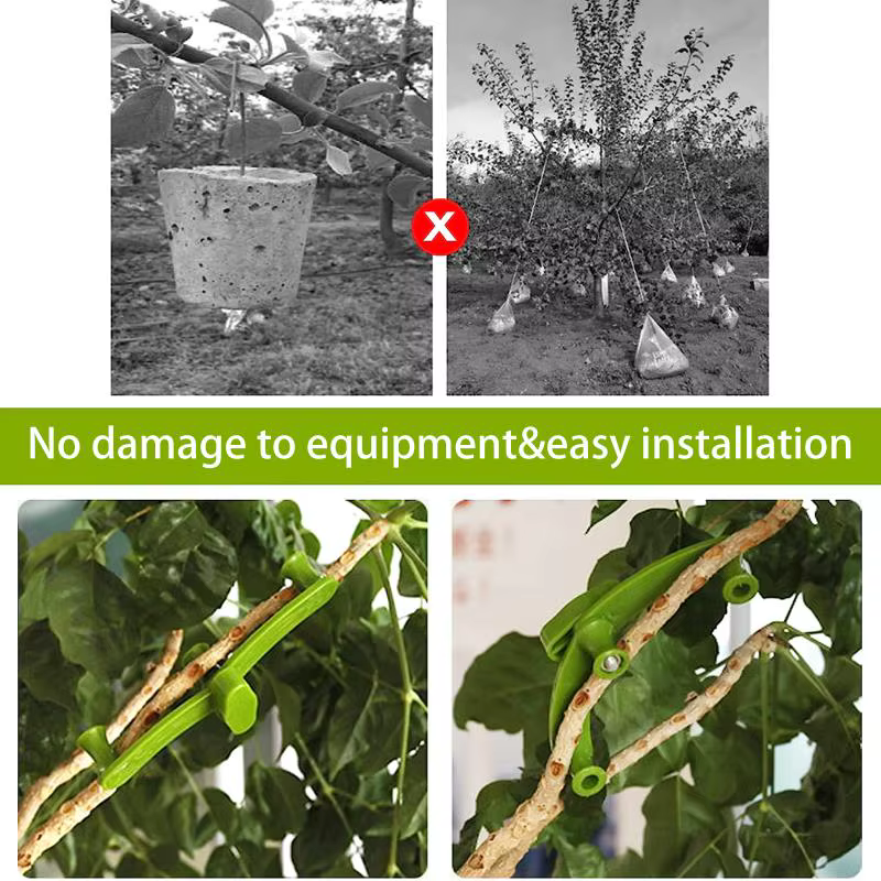 Clips de pliage de branches de plantes réutilisables