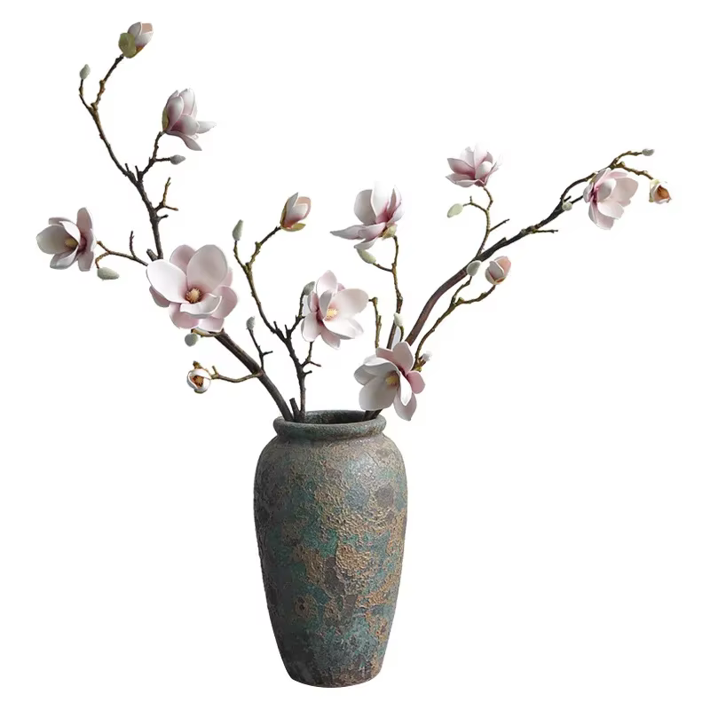 Fleurs artificielles de 95CM de style Zen chinois pour la décoration de la maison et du mariage