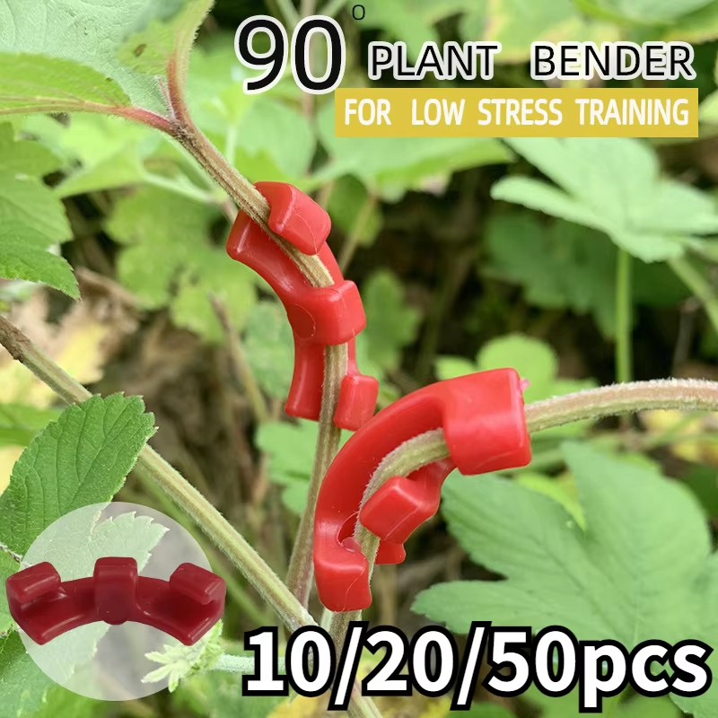 10/20/50pcs 90 degrés plante cintreuses formateur croissance Manipulation Tutors pour plantes Clips plier brindille pinces Branche accessoires
